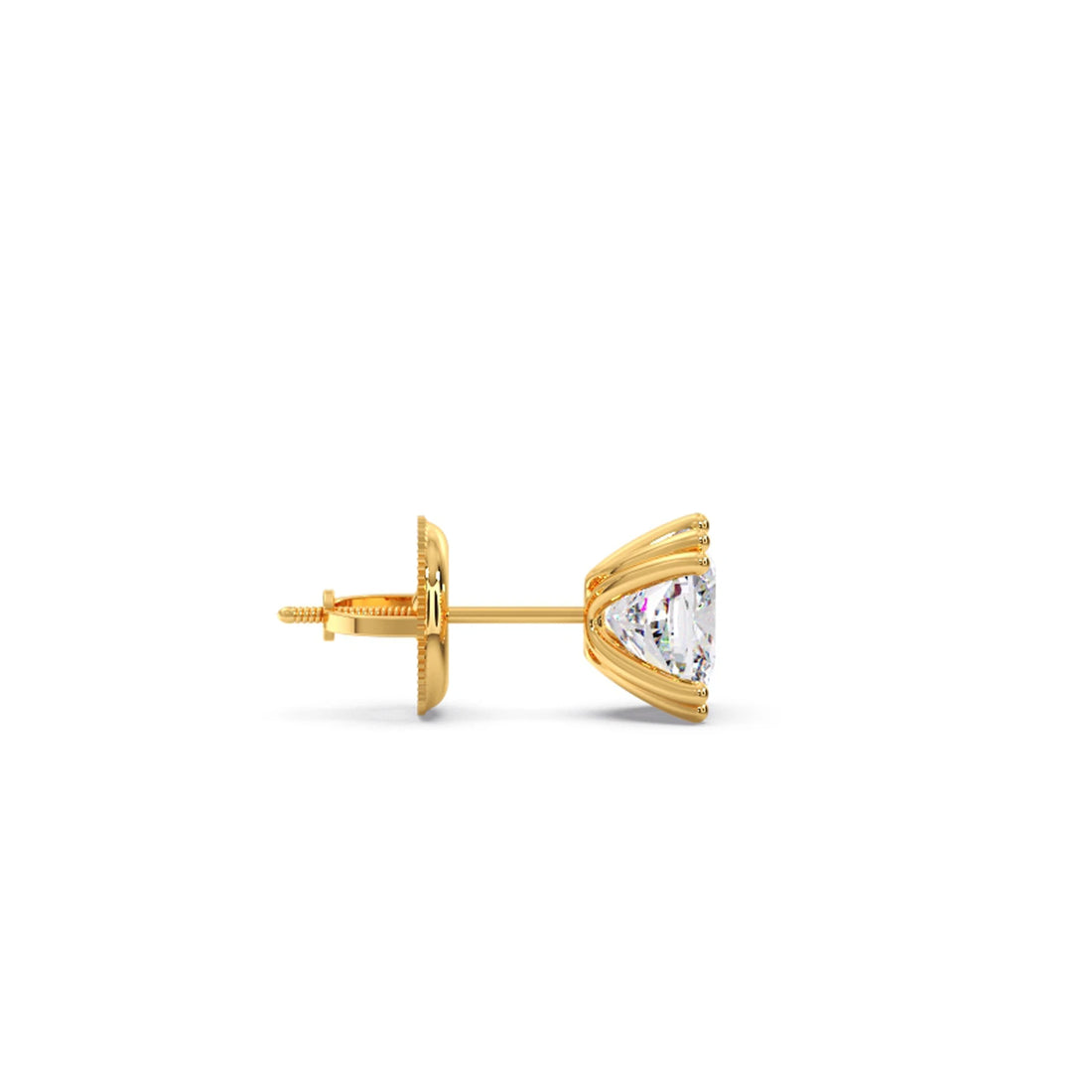 Cushion Cut Diamond Stud Earrings
