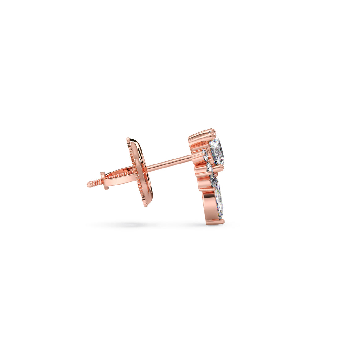 Floral Cluster Stud Earrings