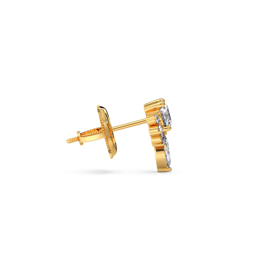 Floral Cluster Stud Earrings