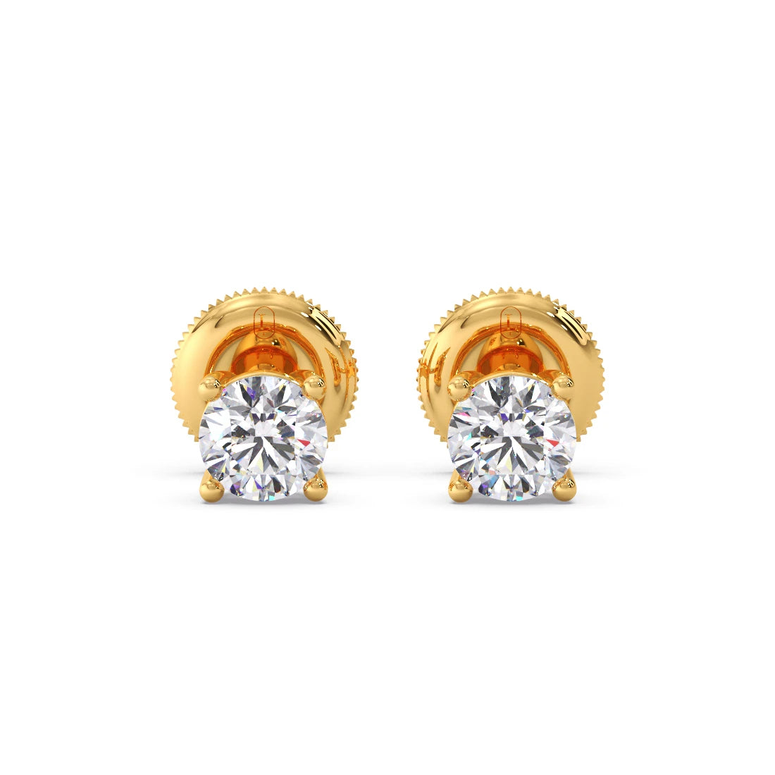 Snowflake Cluster Prong Stud Earrings