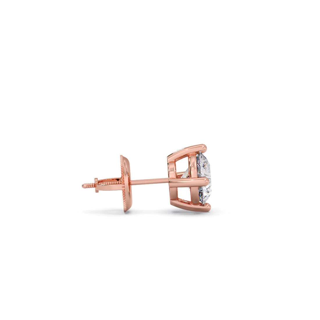 Round Cluster Stud Earrings – 4 Prong Setting