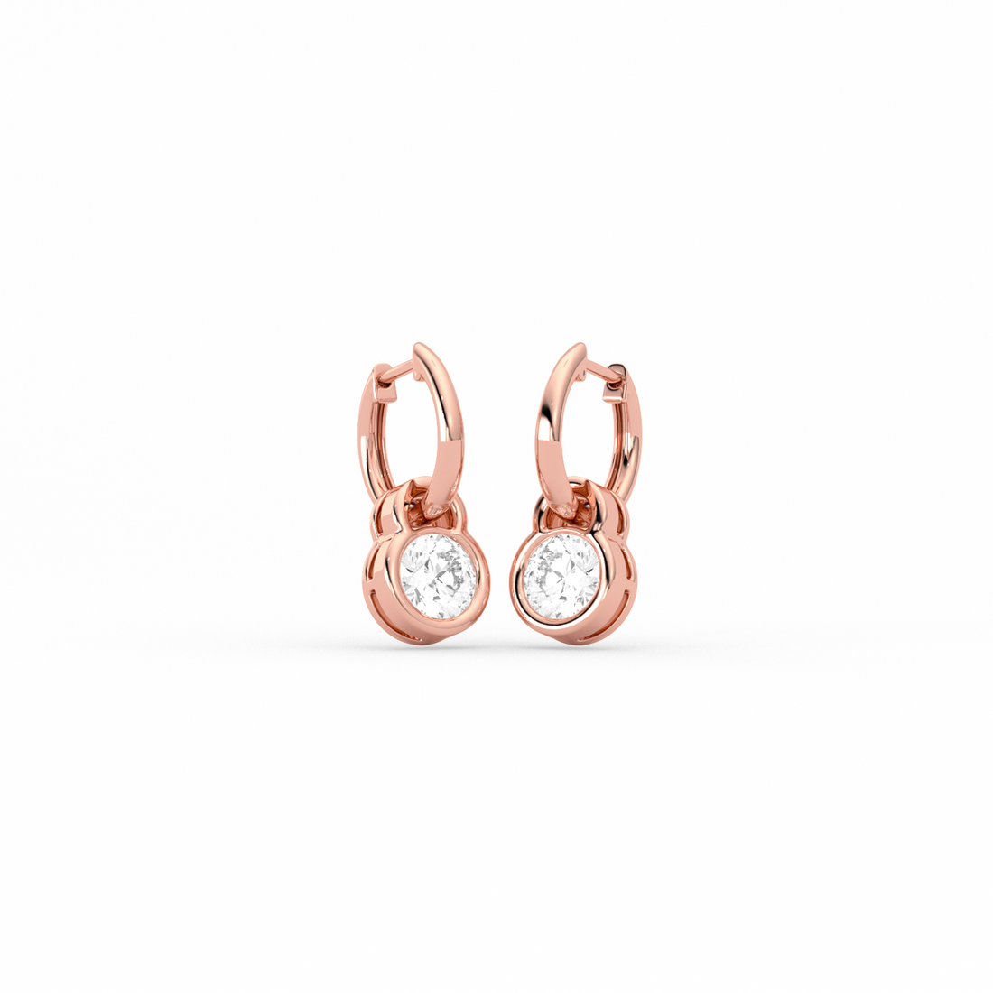 Sparkling Diamond Drop Earrings