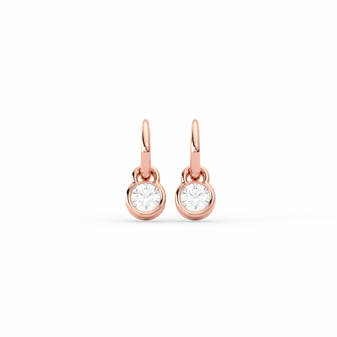 Sparkling Diamond Drop Earrings