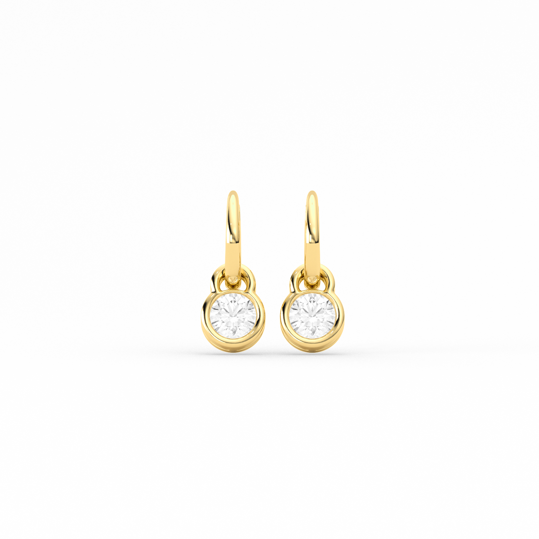 Sparkling Diamond Drop Earrings