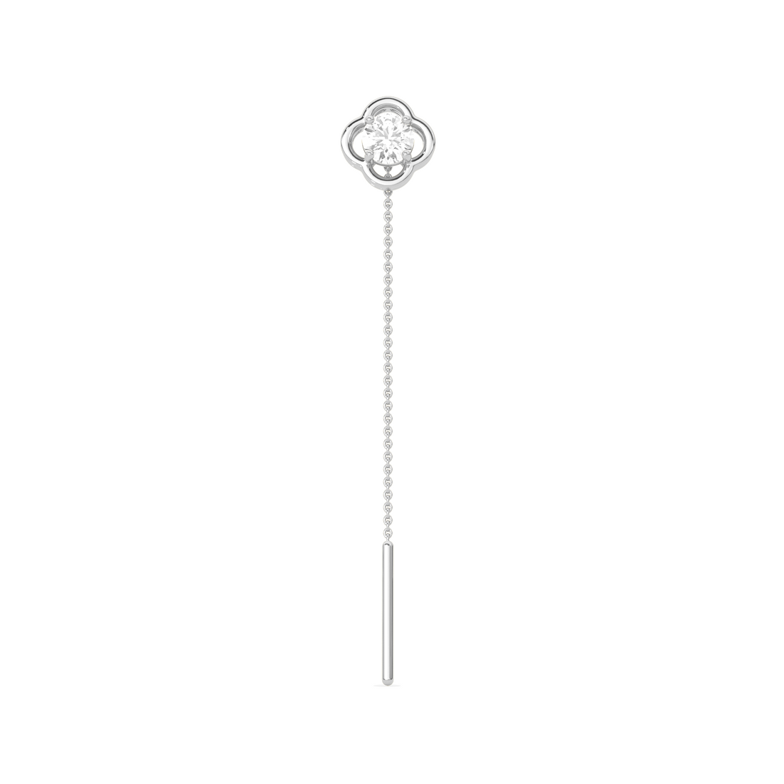 Sparkling Diamond Drop Earrings