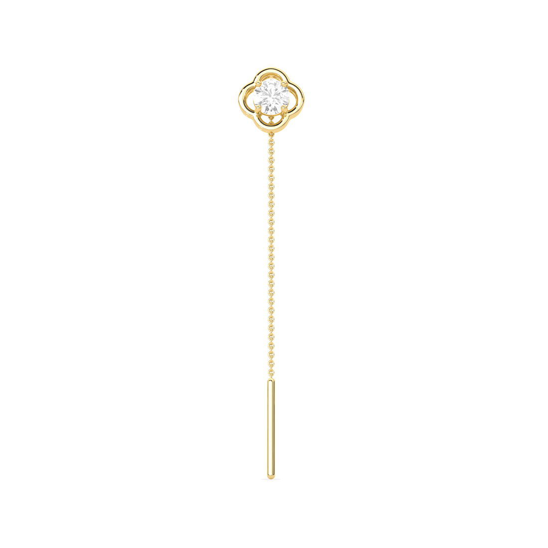 Sparkling Diamond Drop Earrings