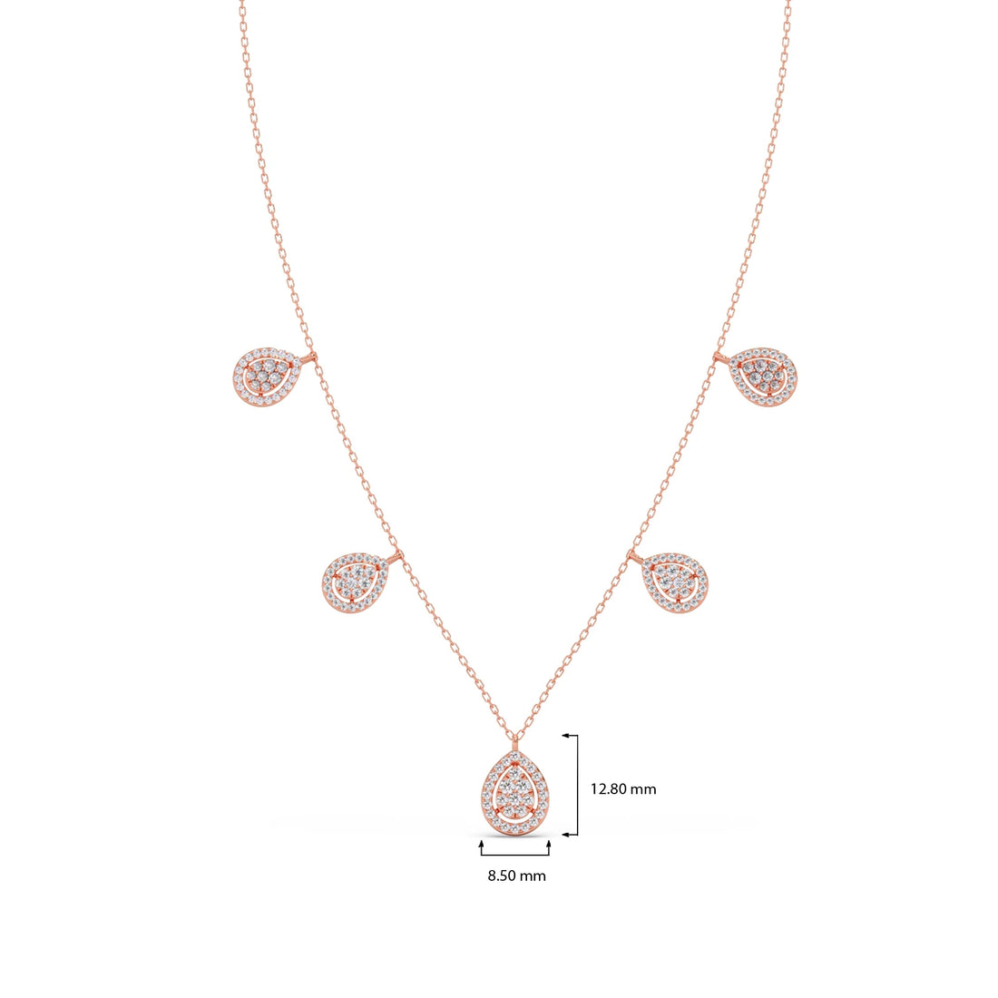 Pear Charm Necklace