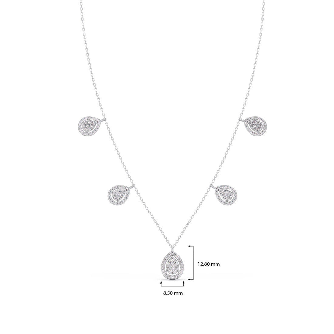 Pear Charm Necklace