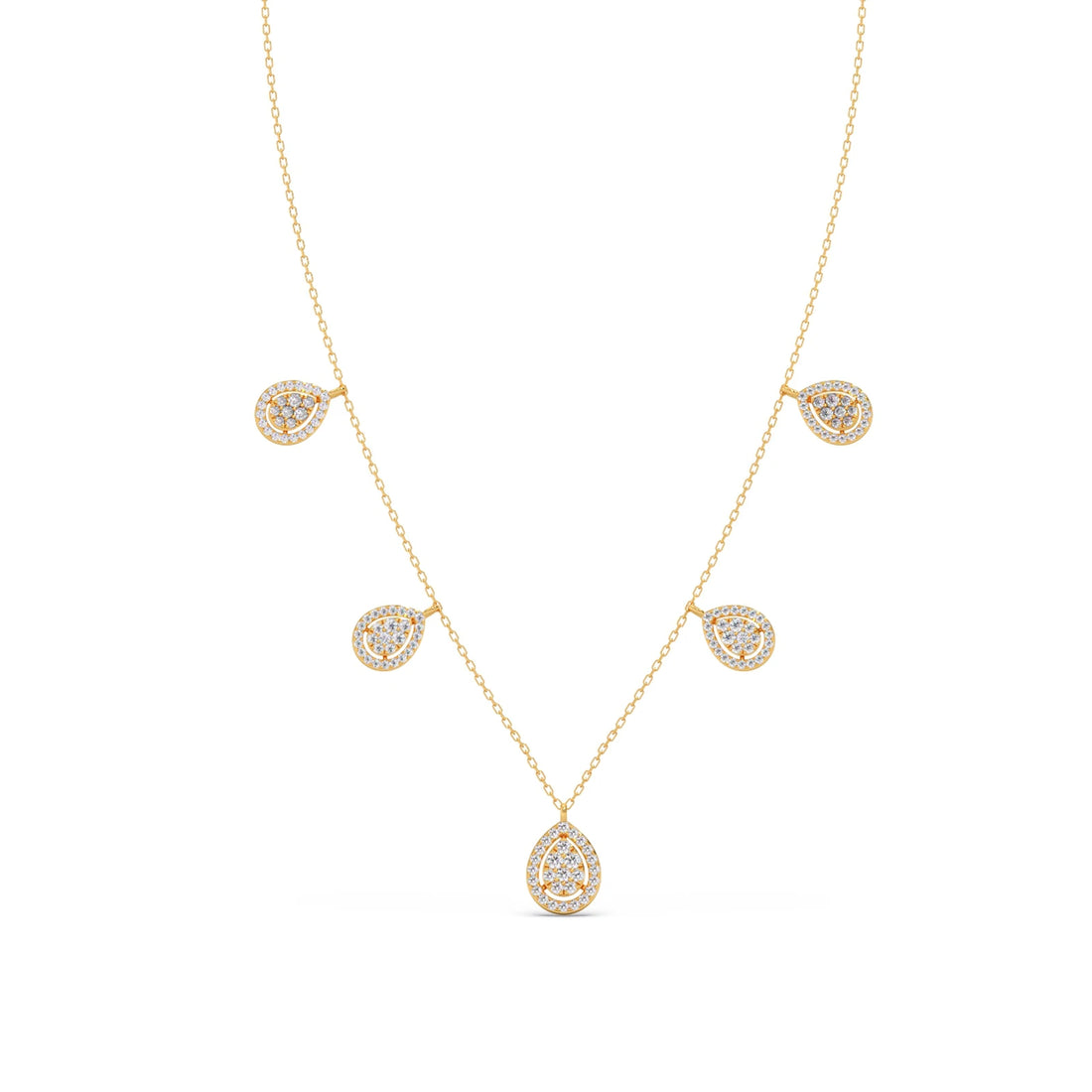 Pear Charm Necklace