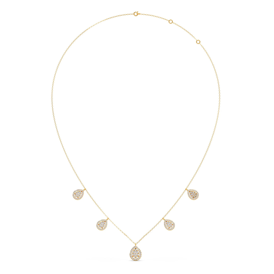 Pear Charm Necklace