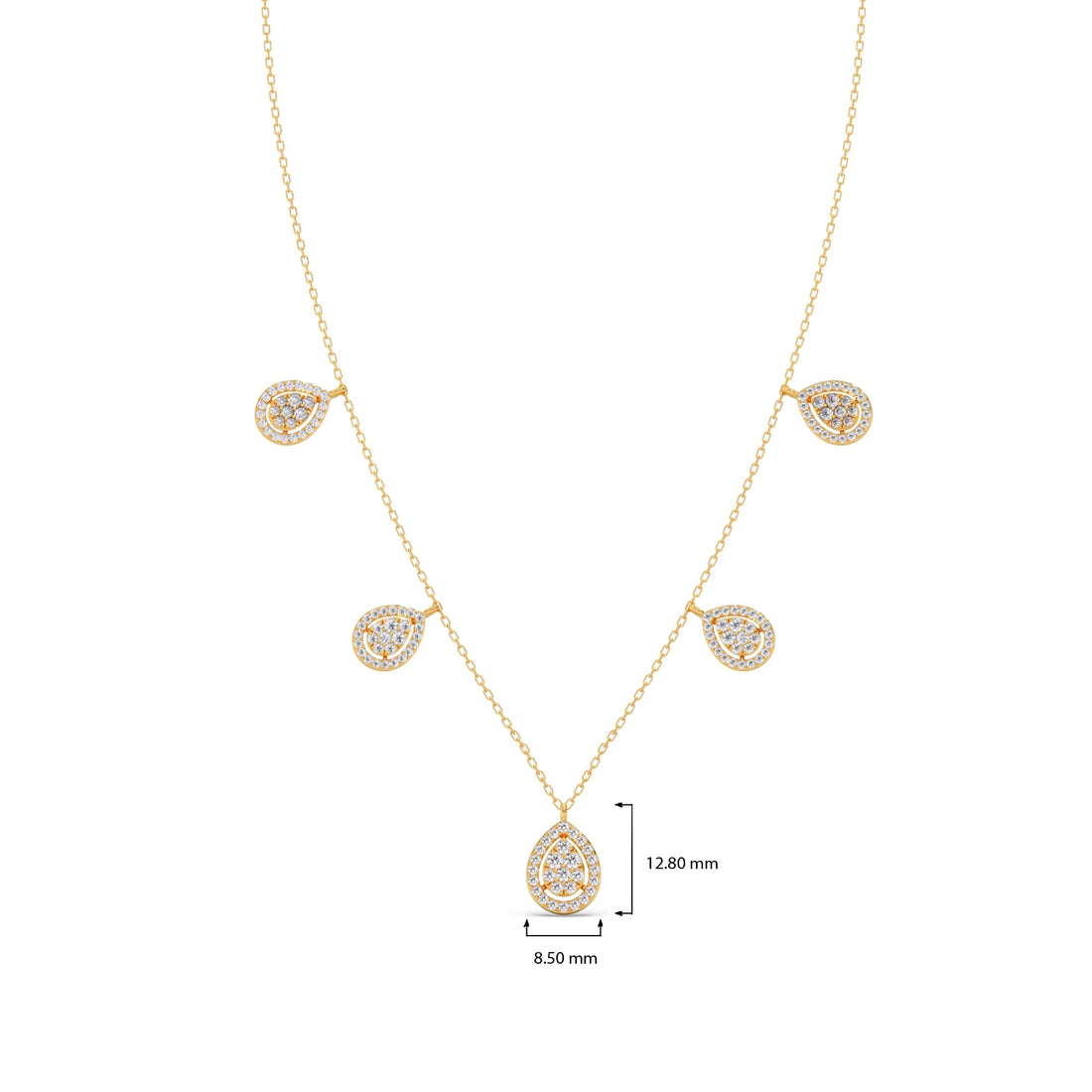 Pear Charm Necklace