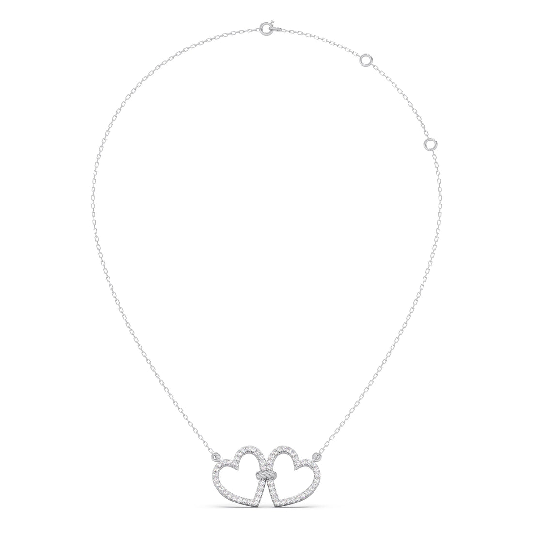 Love Entwined Diamond Necklace
