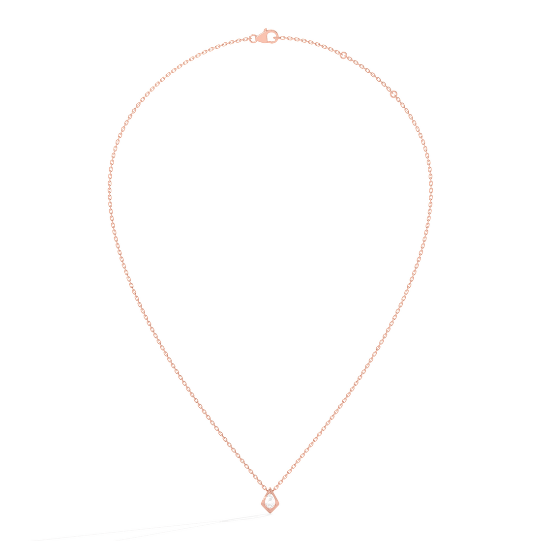 Luminous Pear Classic Solitaire Pendant