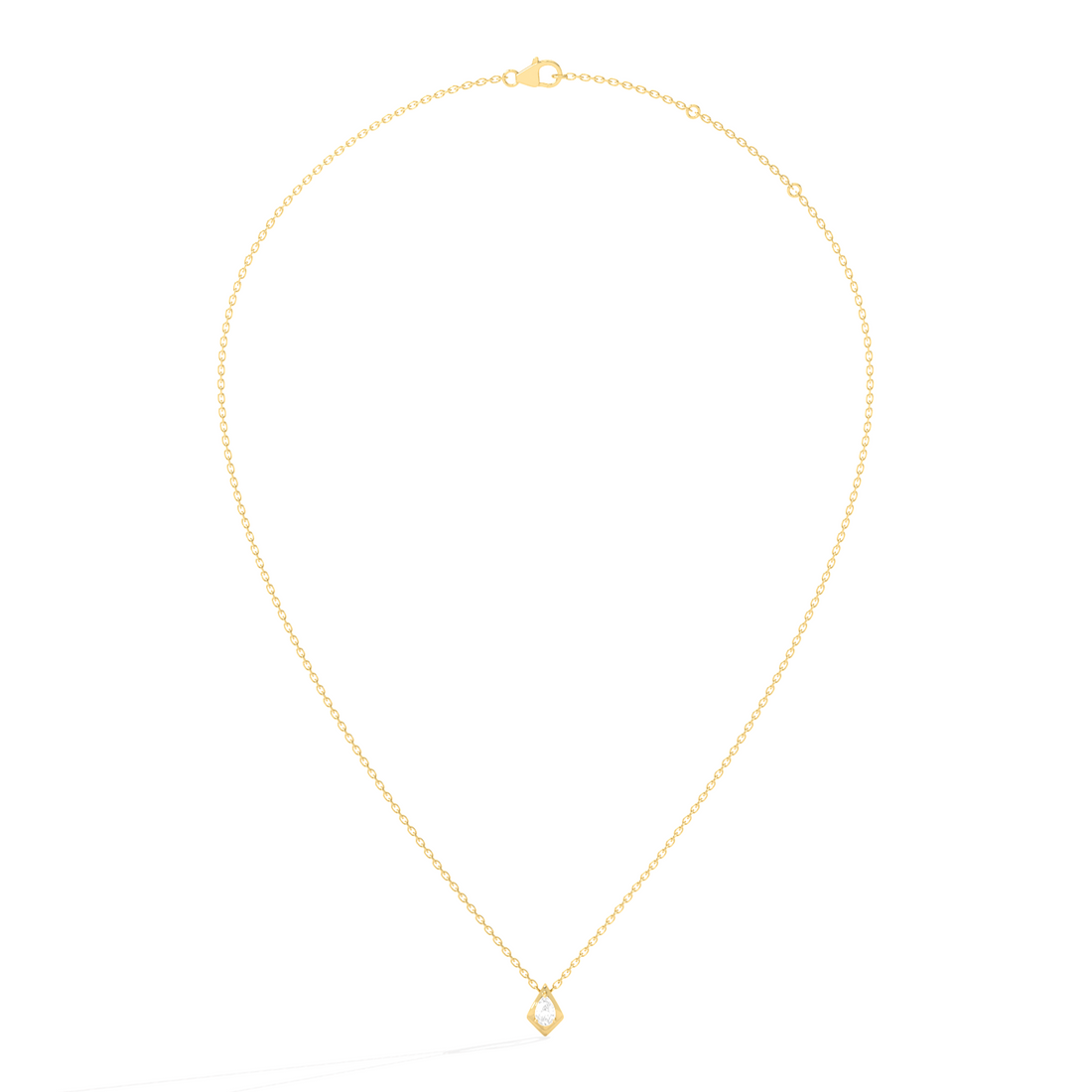 Luminous Pear Classic Solitaire Pendant