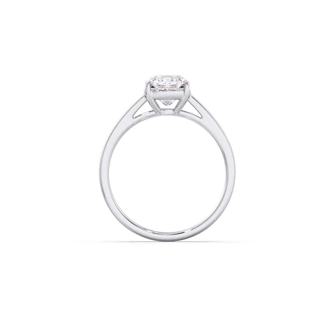 Solitair Cushion Shape Diamond Engagement Ring - 1.00 Cts