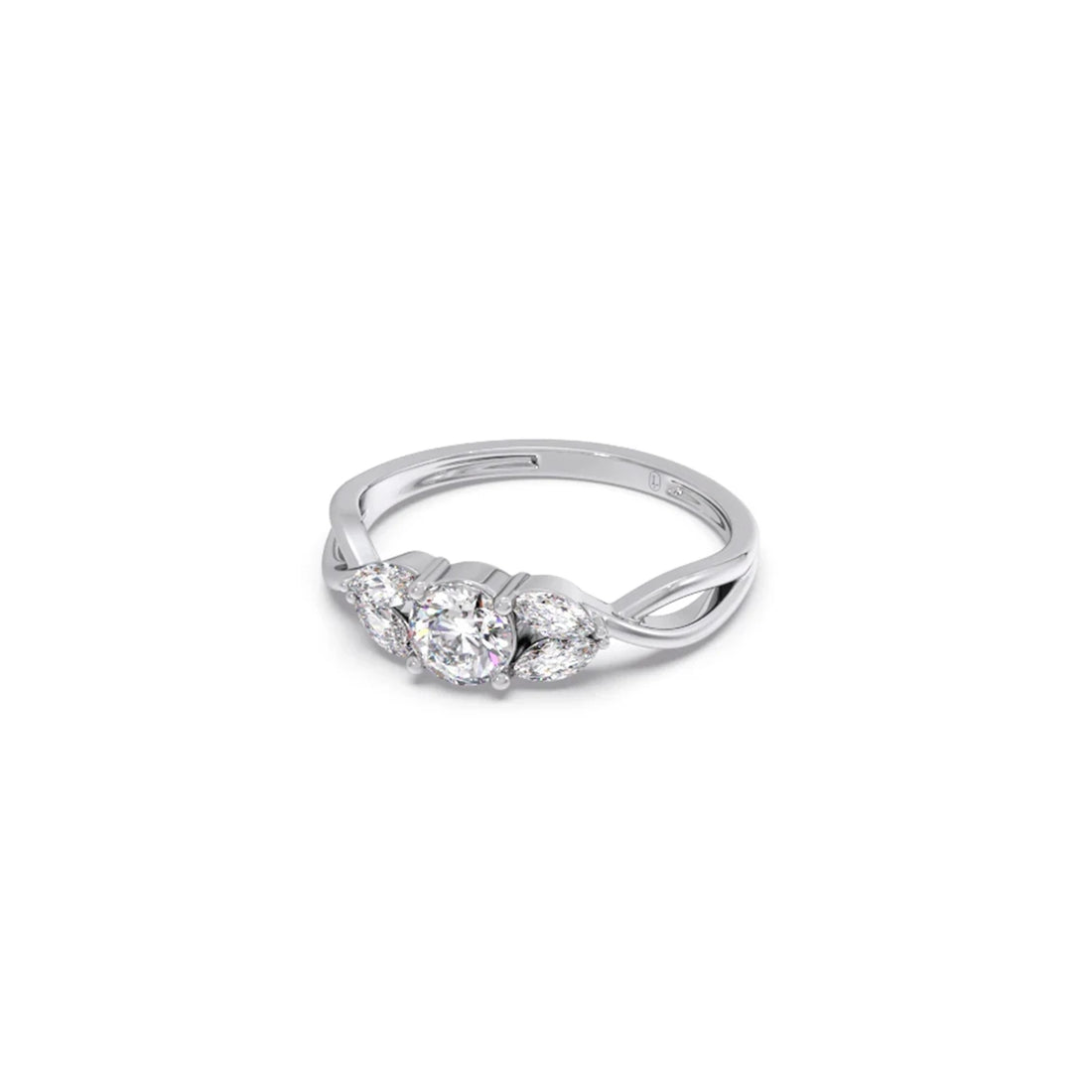Twisted Vine Diamond Ring