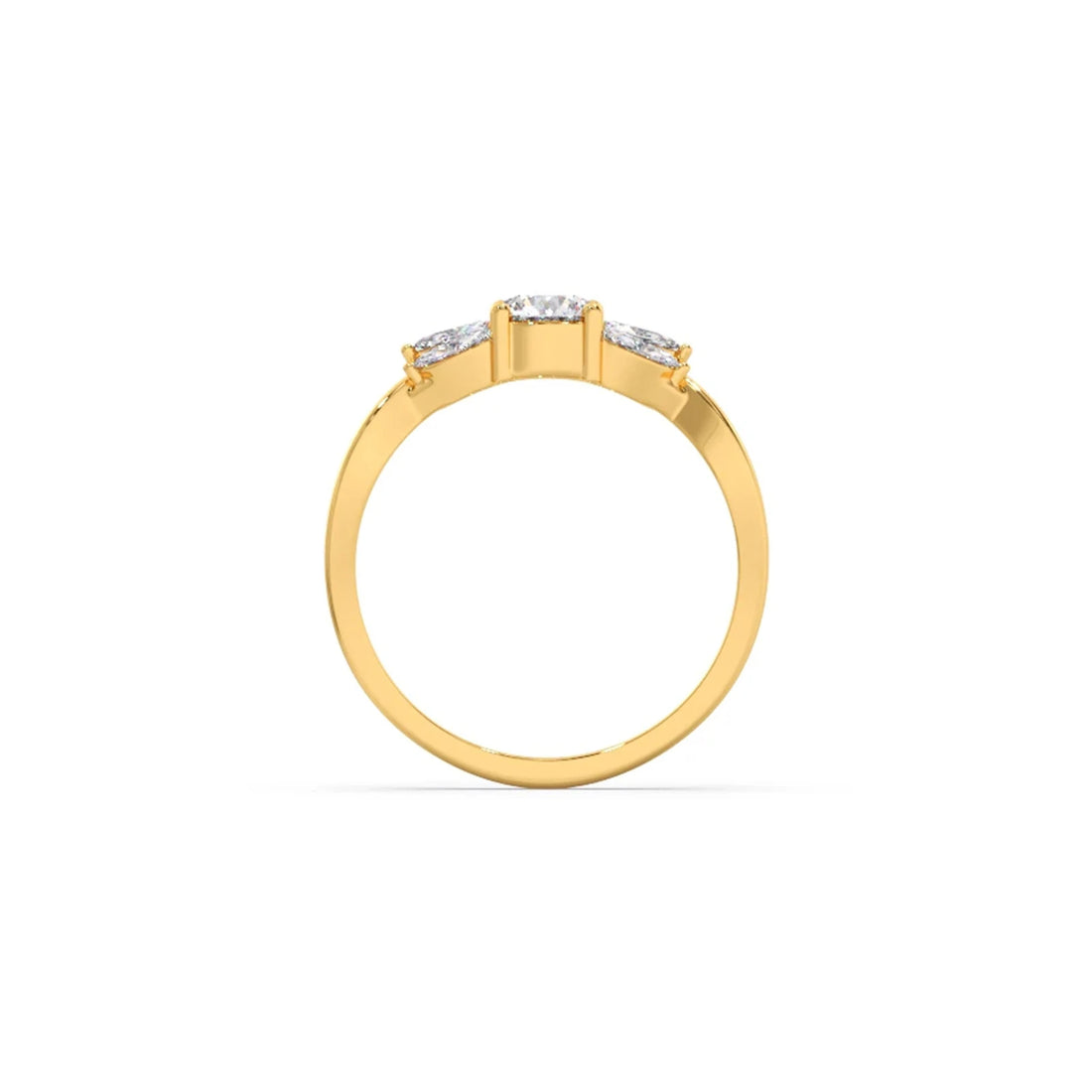 Twisted Vine Diamond Ring