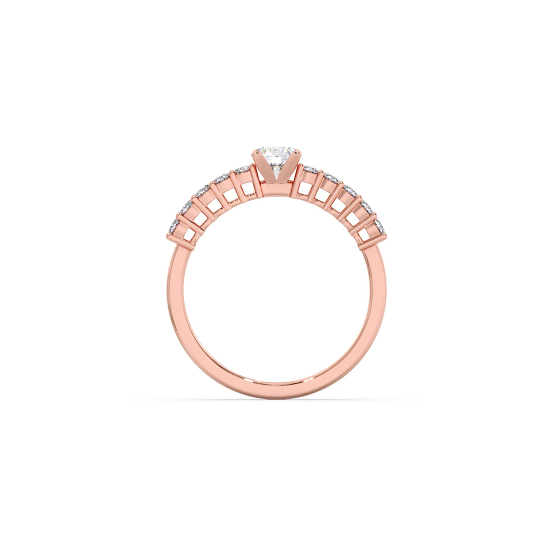 Delicate Diamond Engagement Ring
