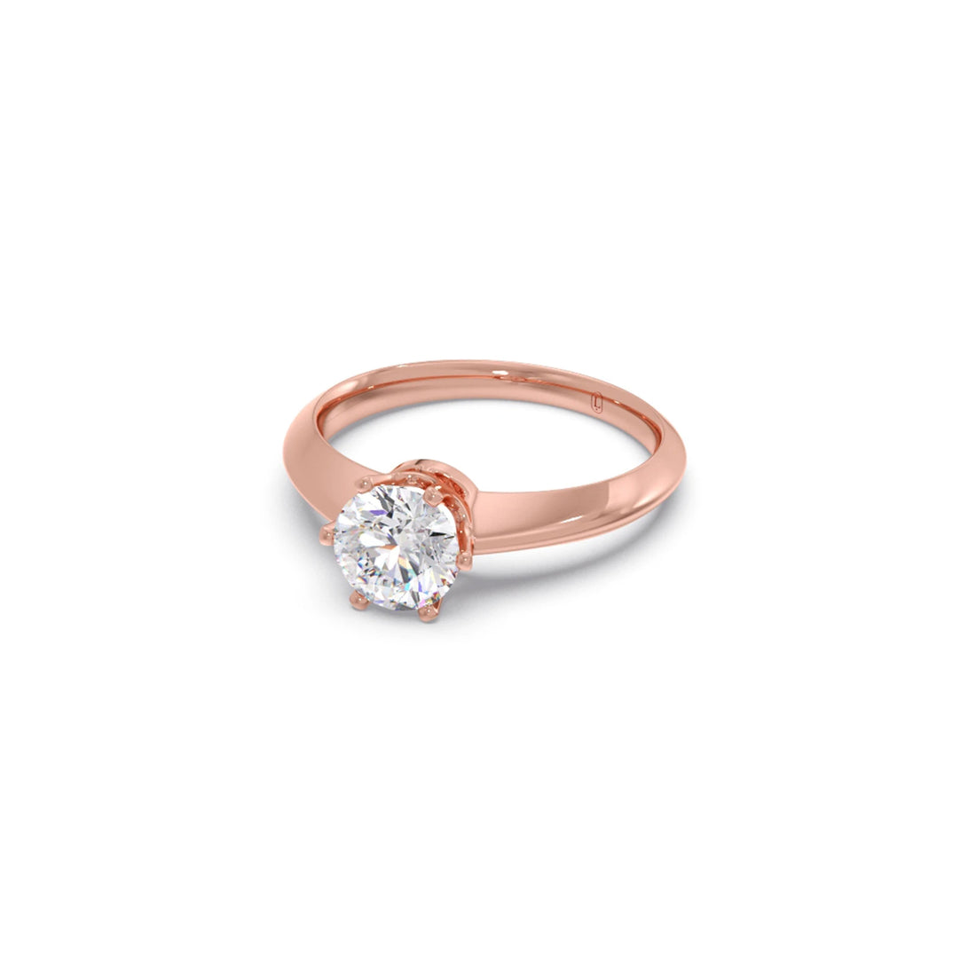 Six Prong Solitaire Engagement Ring 6.80mm