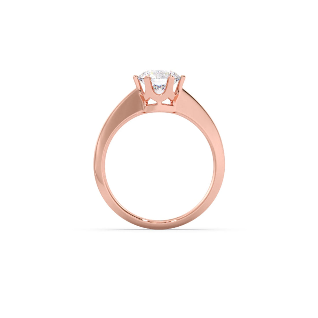 Six Prong Solitaire Engagement Ring 6.80mm