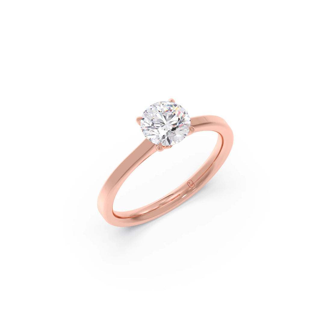 Round Solitaire Engagement Ring – 6.50 MM