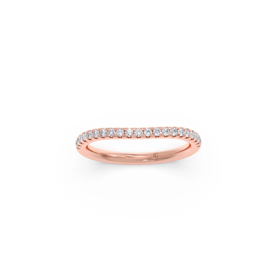 Three-Stone Engagement Ring with Accent Diamonds