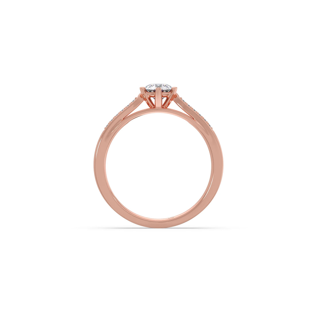 Round Solitaire Vintage Engagement Ring