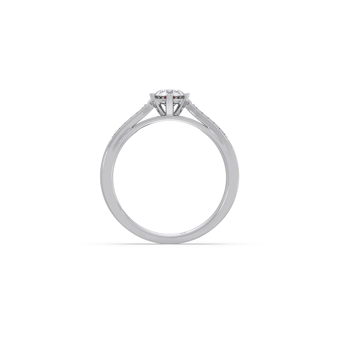Round Solitaire Vintage Engagement Ring