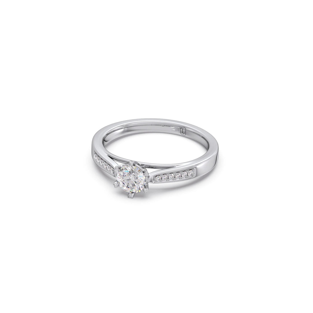 Round Solitaire Vintage Engagement Ring