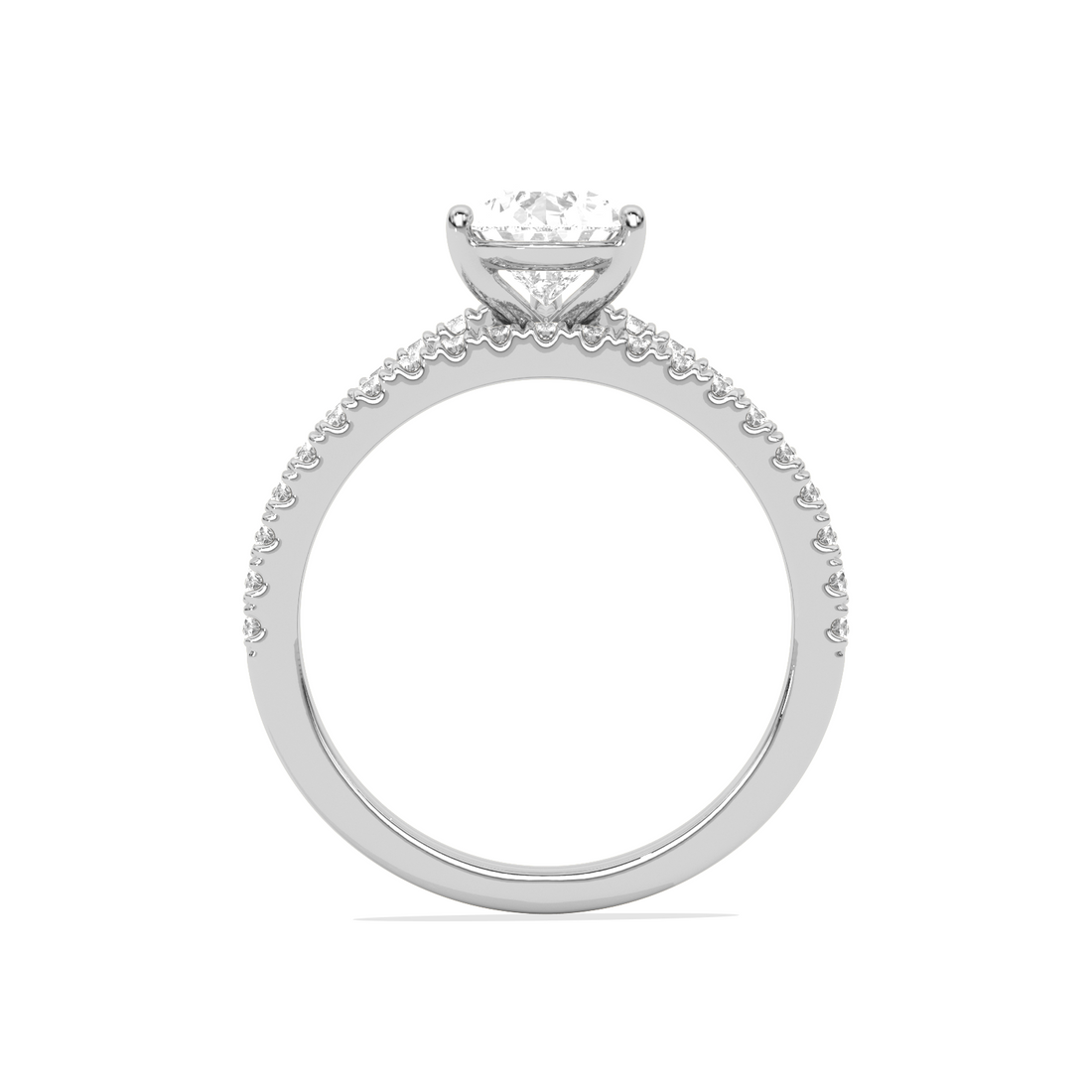 Stackable Pear- Cut Engagement Ring