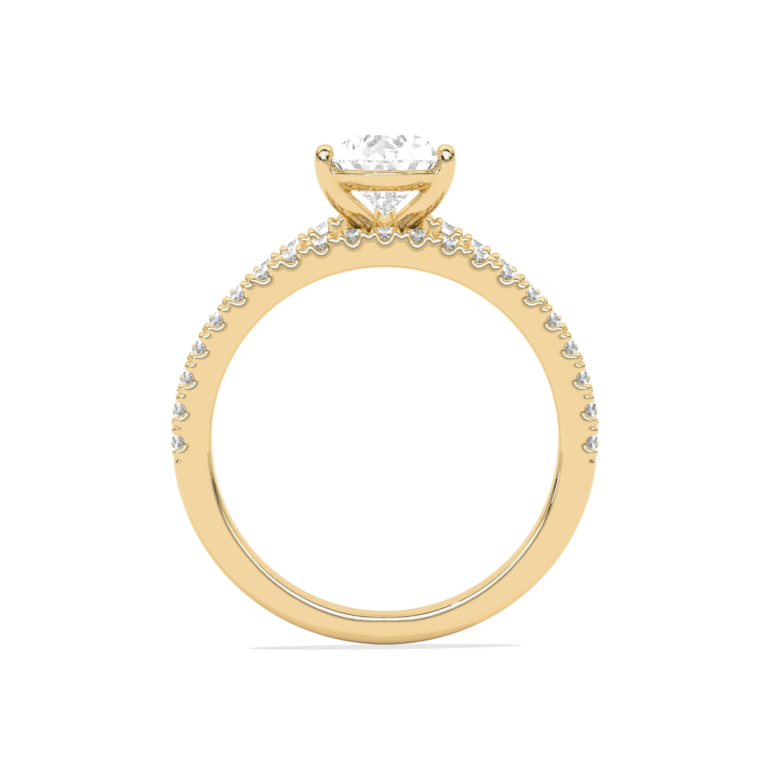 Stackable Pear- Cut Engagement Ring