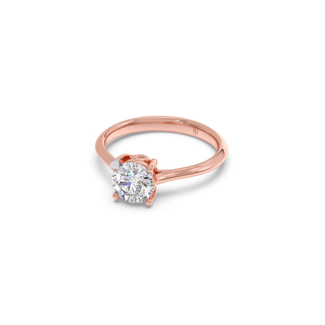 1 Ct Classic Round Shape Solitaire Ring