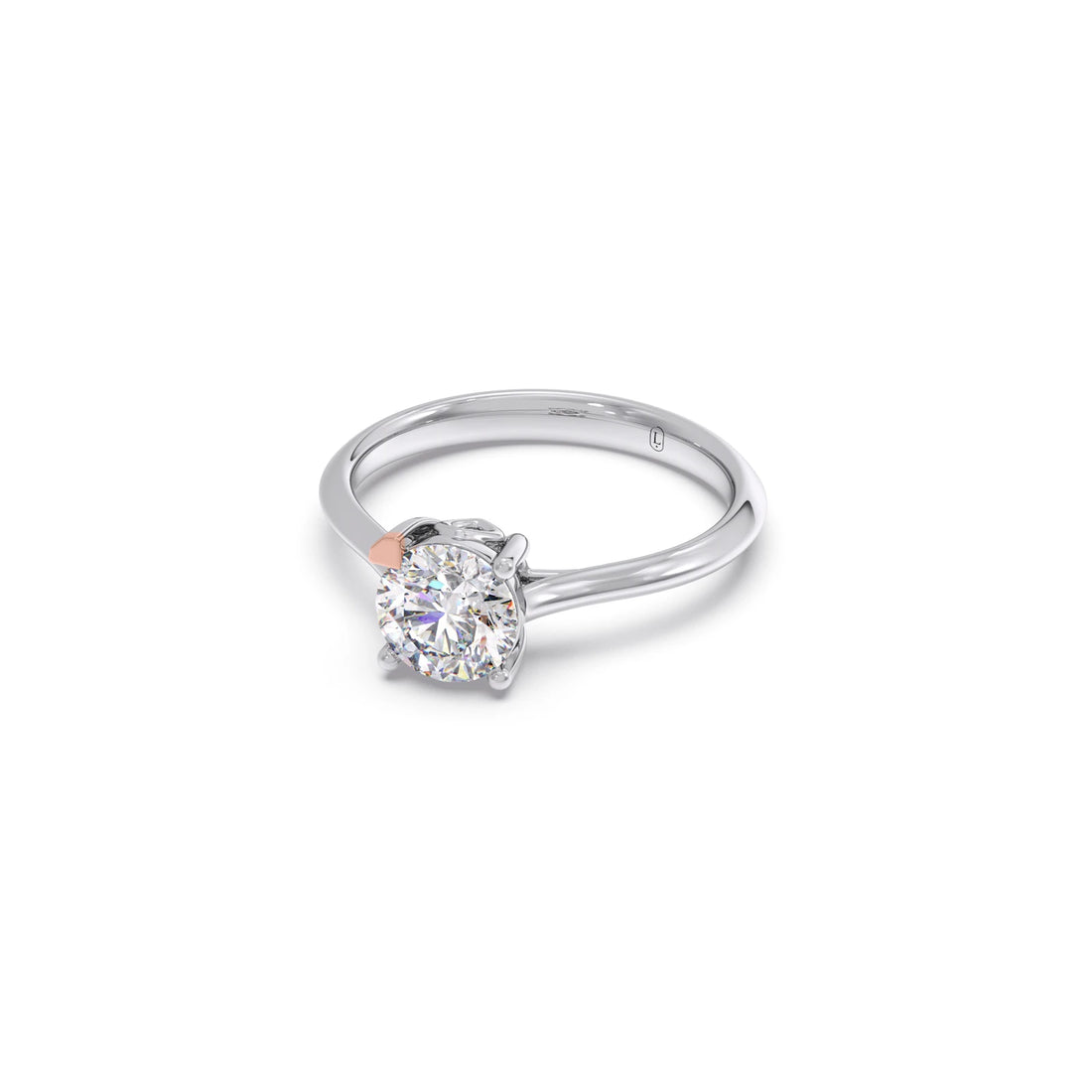1 Ct Classic Round Shape Solitaire Ring