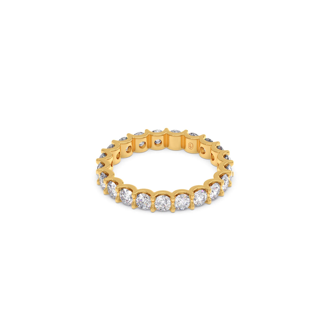 Round Cut 1.89ct Diamond Eternity Band