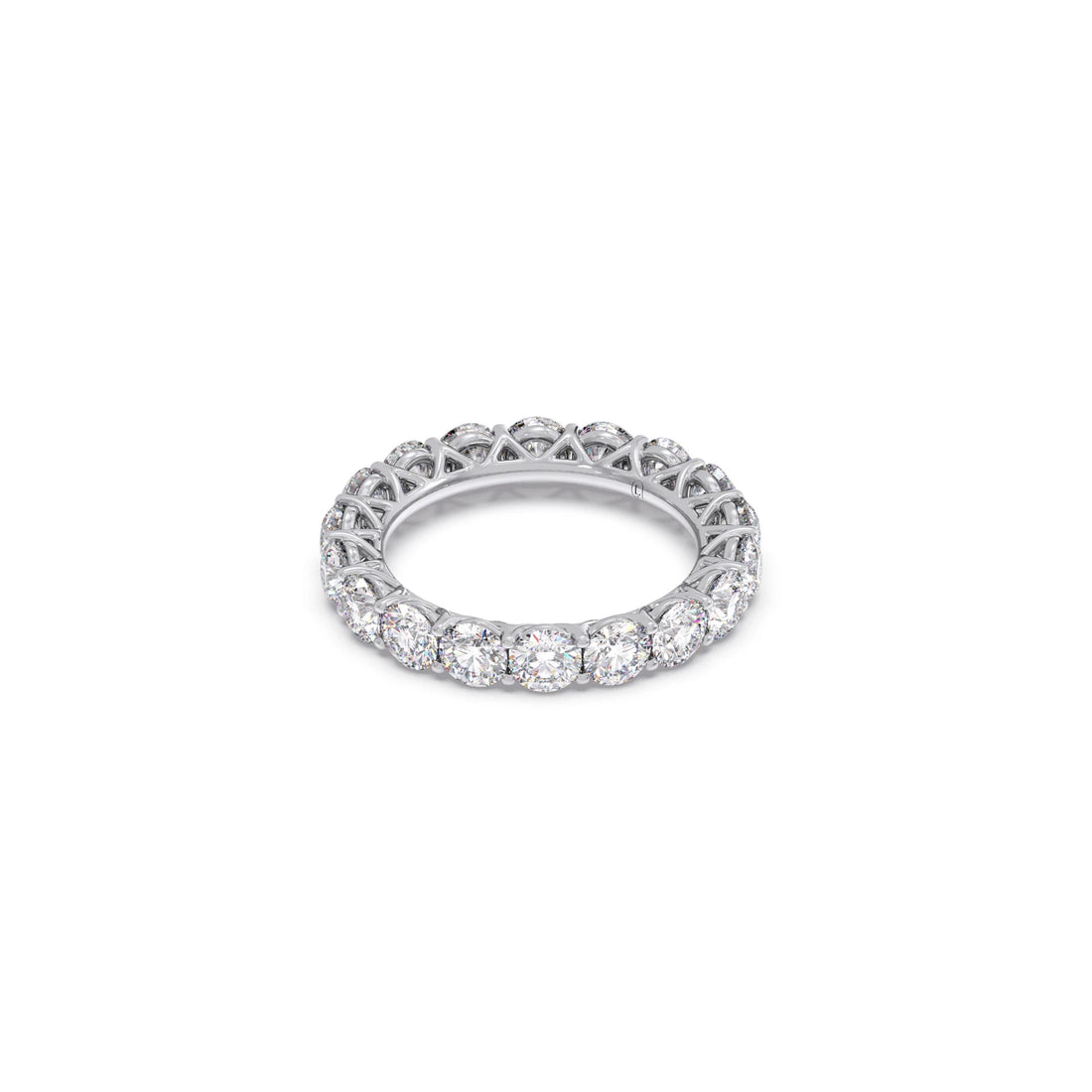 3.78ct Round Cut Diamond Eternity Band