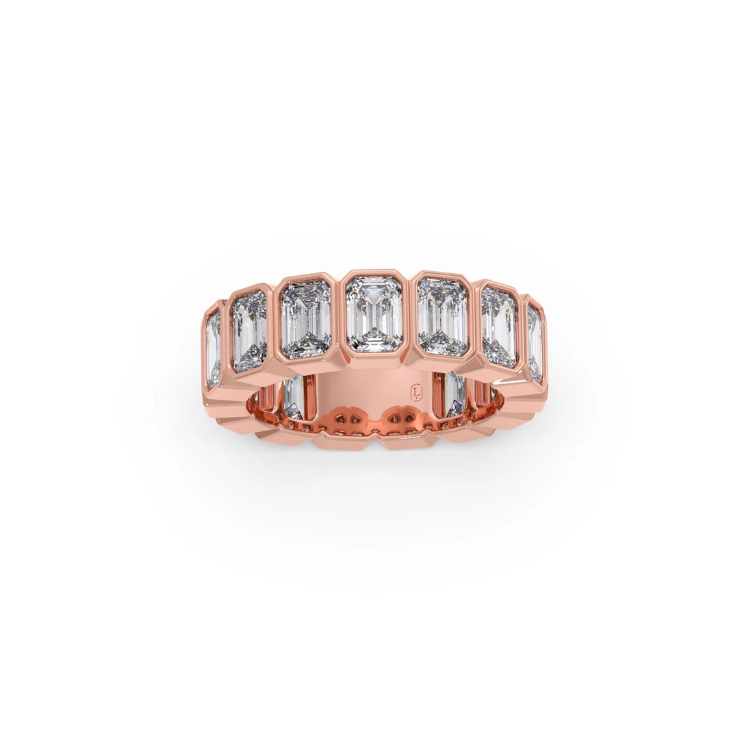 2.4ct Emerald Cut Diamond Eternity Band