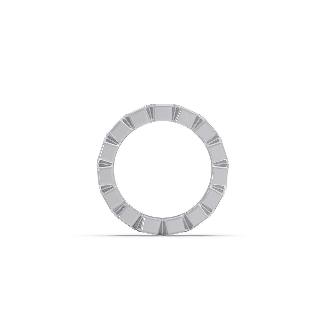 2.4ct Emerald Cut Diamond Eternity Band