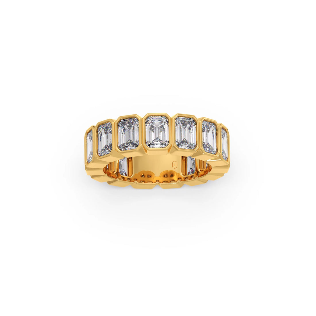 2.4ct Emerald Cut Diamond Eternity Band