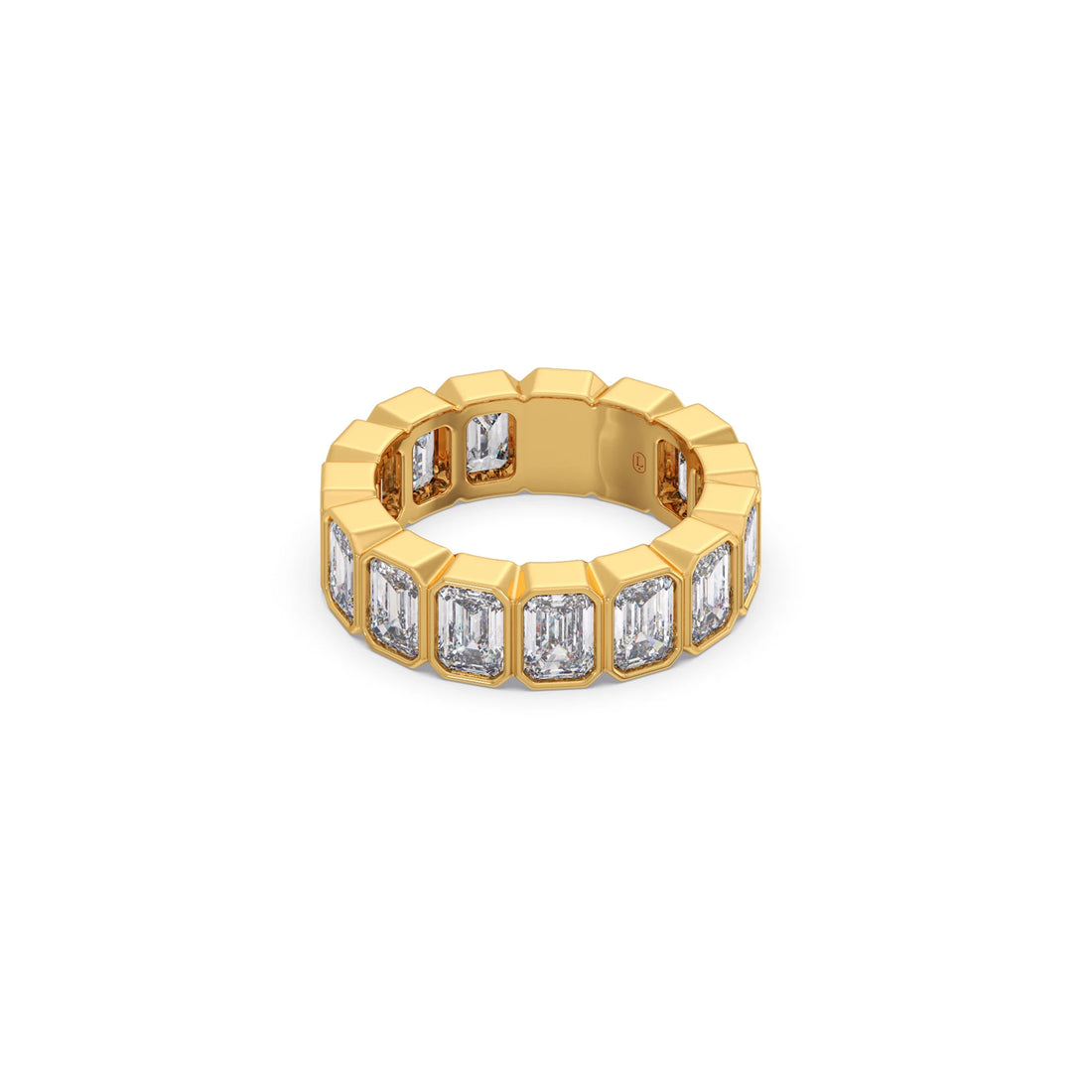 2.4ct Emerald Cut Diamond Eternity Band