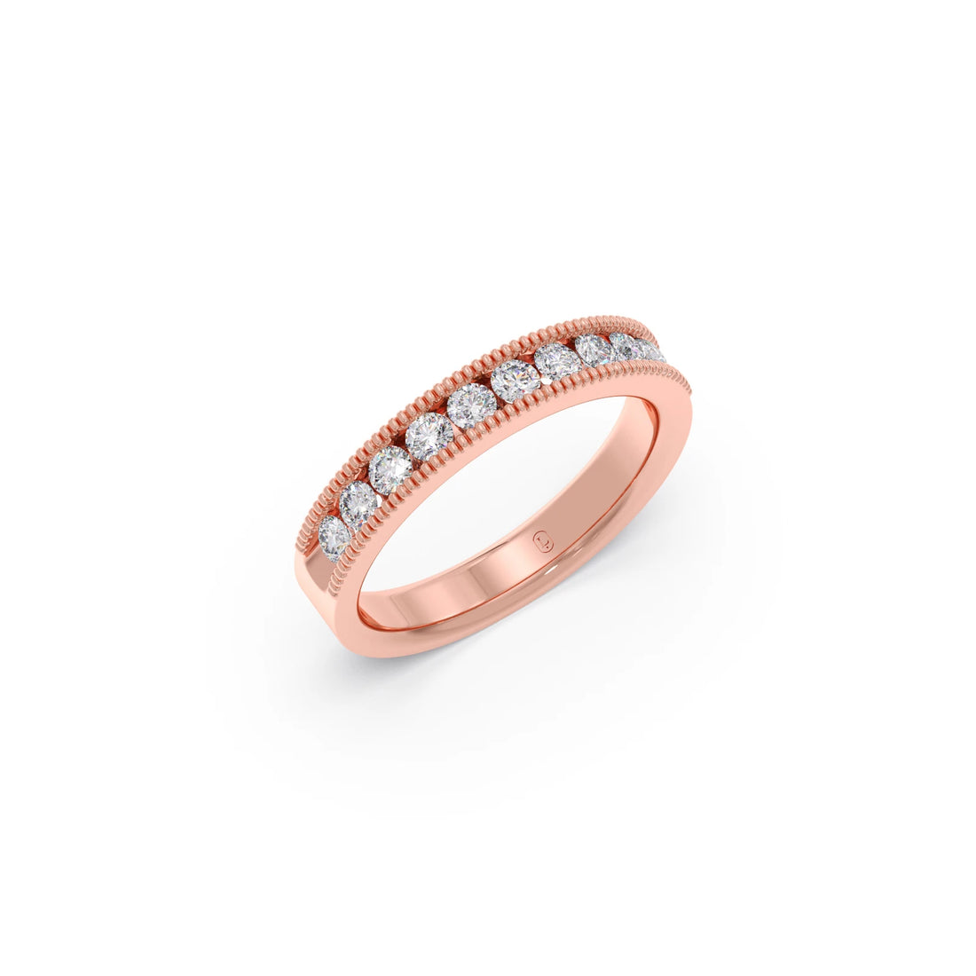 0.5ct Round Diamond Channel Eternity Band
