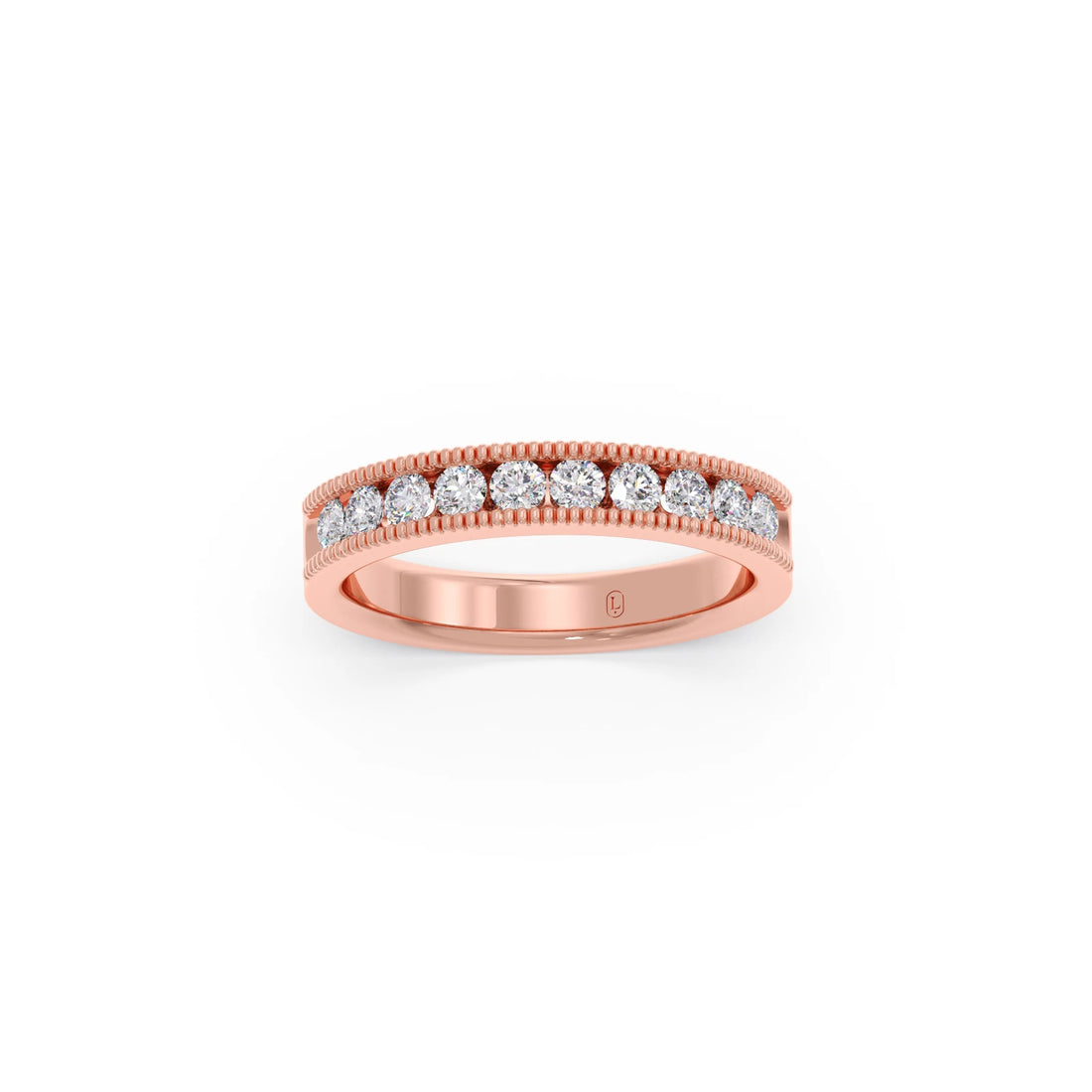0.5ct Round Diamond Channel Eternity Band