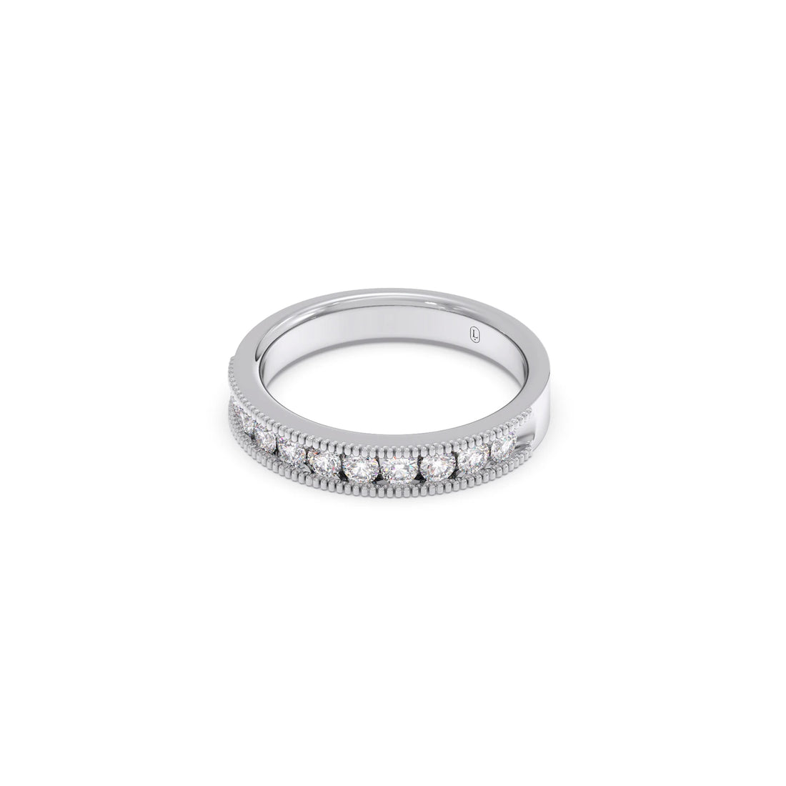 0.5ct Round Diamond Channel Eternity Band