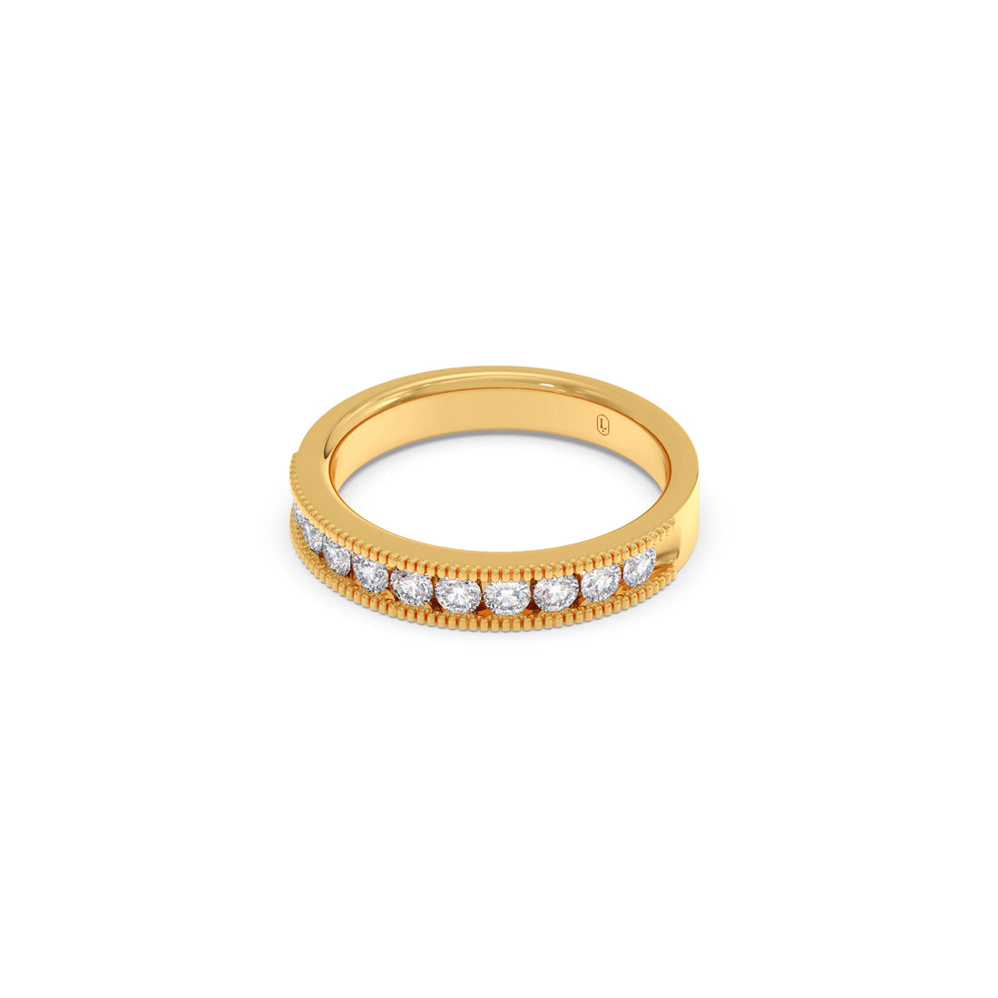 0.5ct Round Diamond Channel Eternity Band