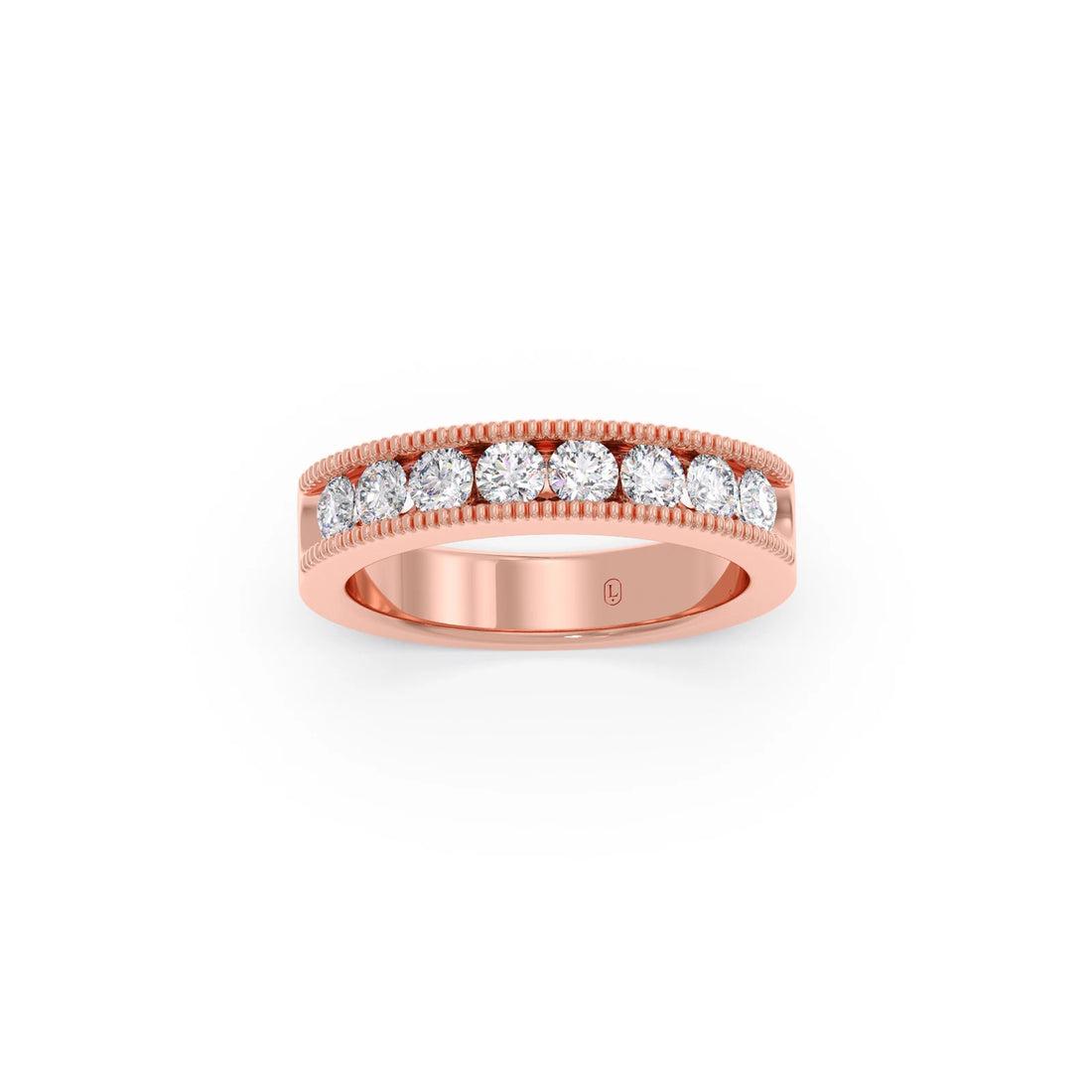 0.72ct Round Diamond Channel Eternity Band