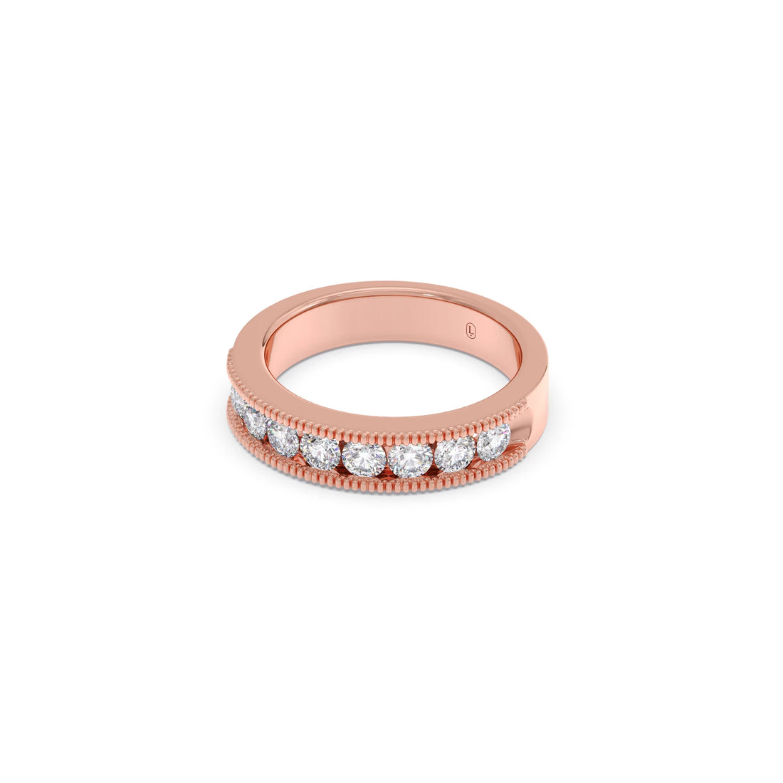 0.72ct Round Diamond Channel Eternity Band