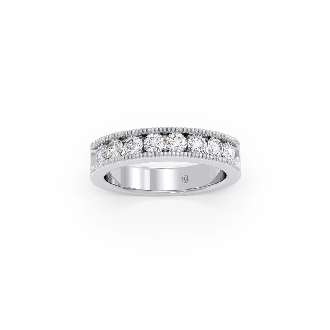 0.72ct Round Diamond Channel Eternity Band