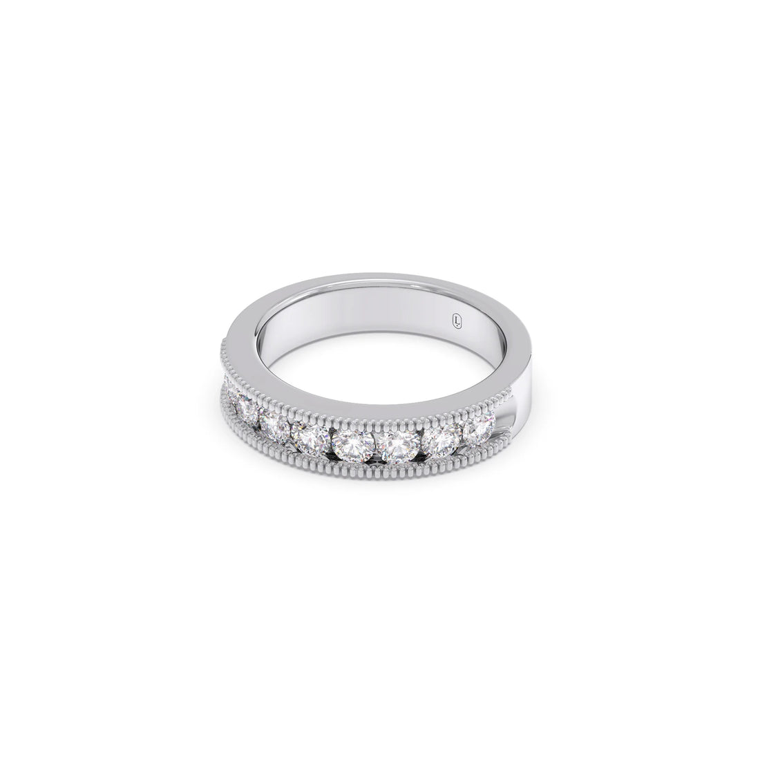0.72ct Round Diamond Channel Eternity Band