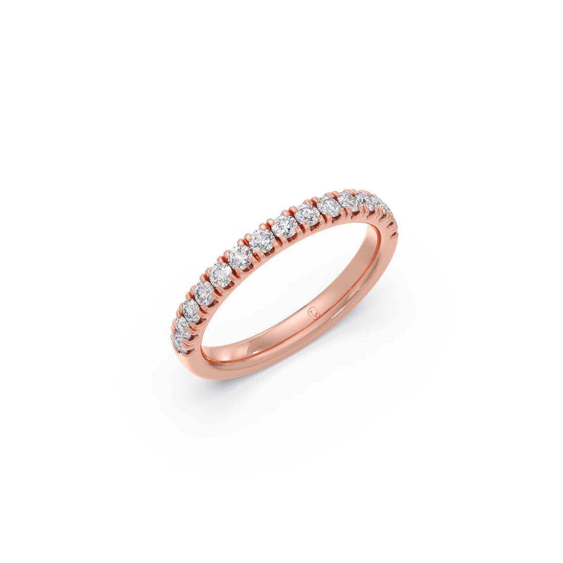 0.52ct Half Eternity Prong Diamond Band