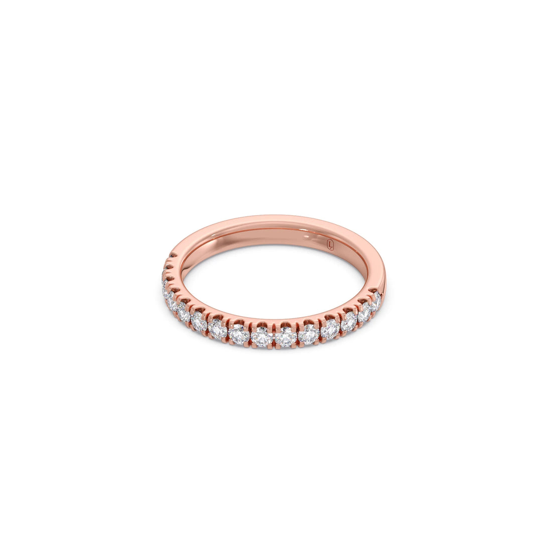 0.52ct Half Eternity Prong Diamond Band