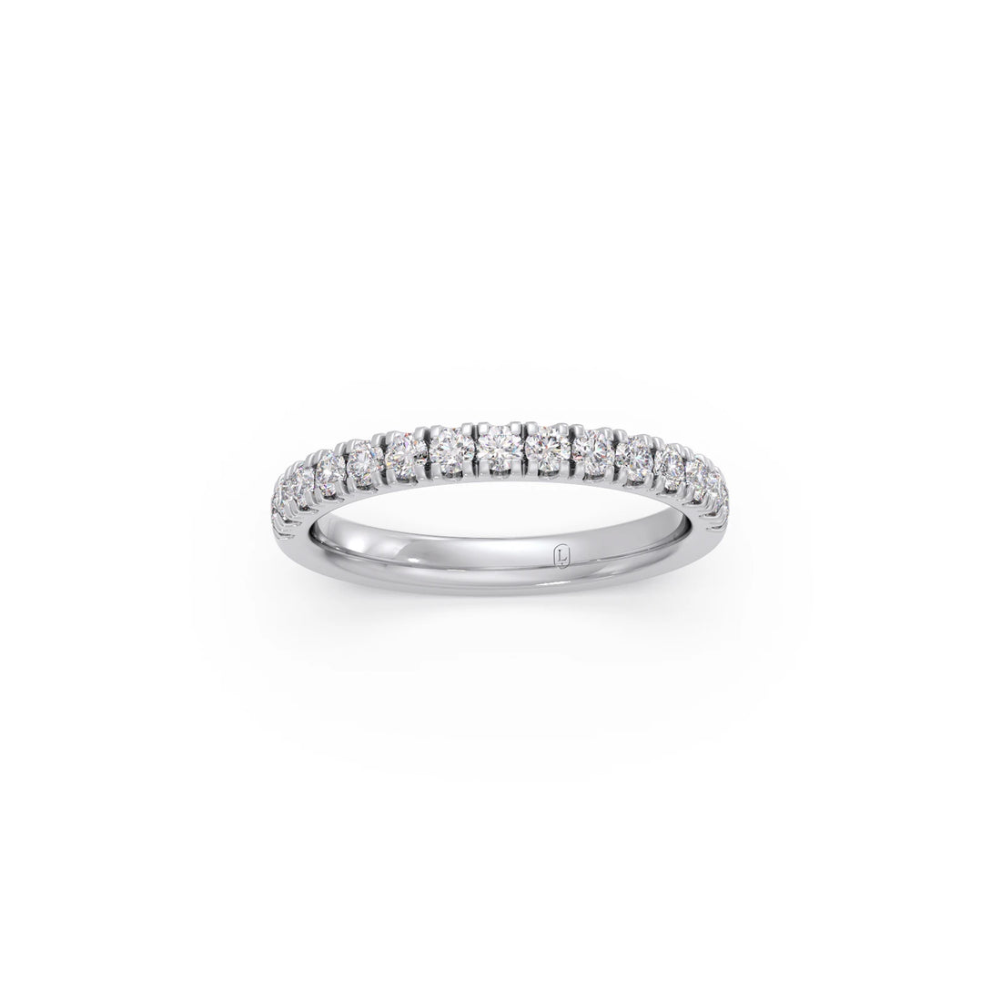 0.52ct Half Eternity Prong Diamond Band